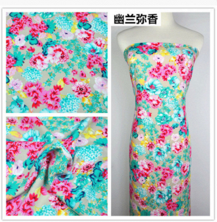 綿綢棉綢人造棉布料卡通寶寶布料夏季服裝布料夏涼被睡衣布料促銷