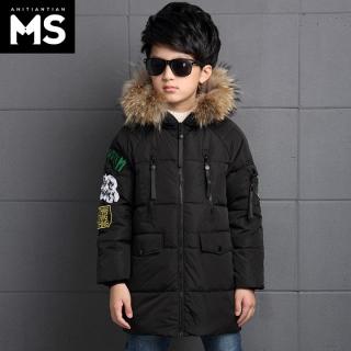 男童棉衣外套2016新款8大童9加厚棉襖外套中長款冬裝兒童棉服12歲